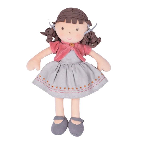 Rose Organic Doll with Brown Hair Toys Tikiri Toys 