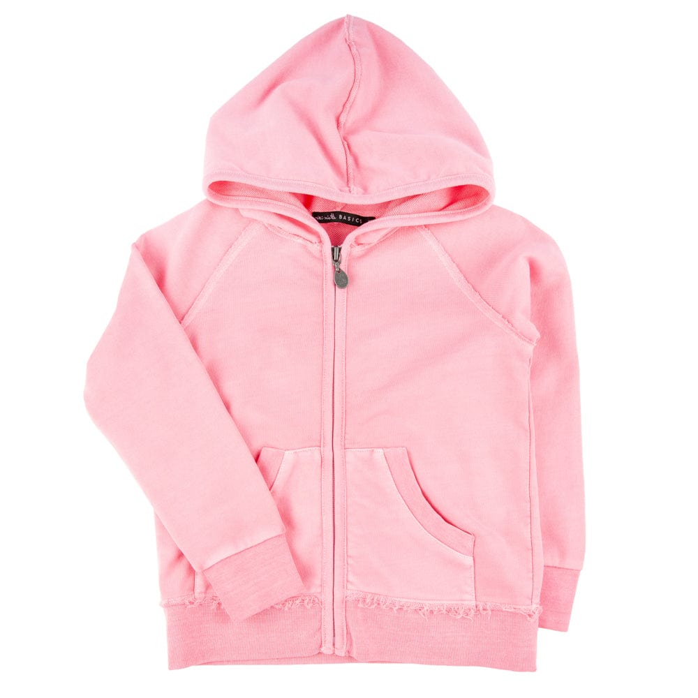Indigo Zip Up - Sea Pink