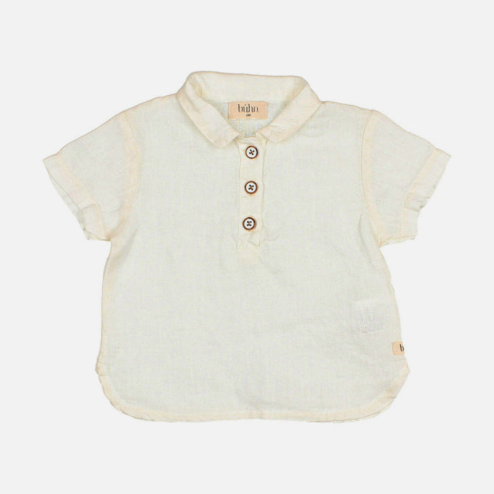 Baby Linen Shirt - Ecru