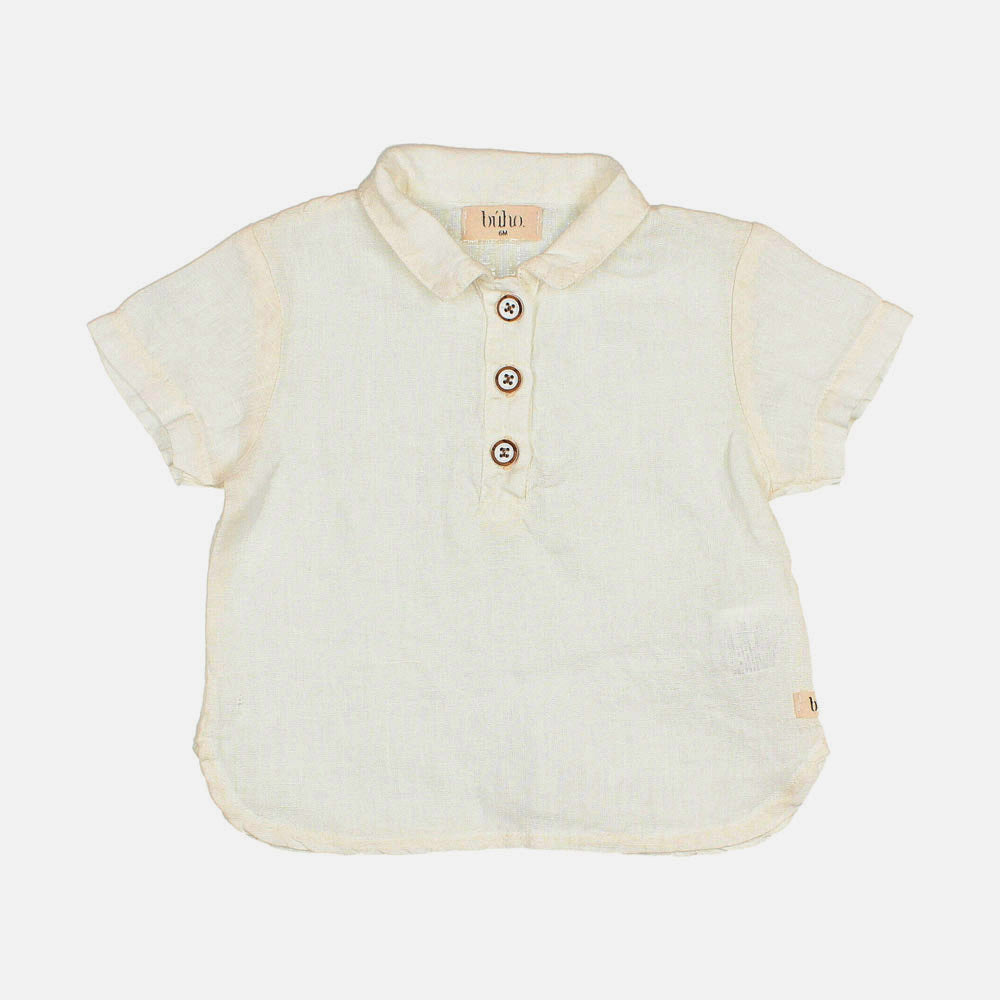 Baby Linen Shirt - Ecru