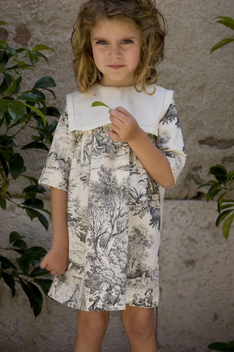 Frida - Black Toile De Jouy
