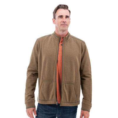 Waylen Organic Cotton Fleece Jacket - Teak