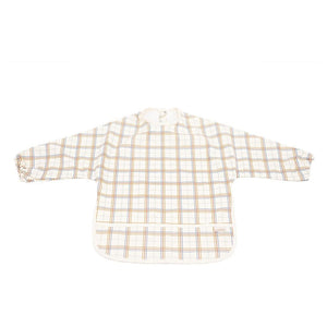 Smock Bib - Plaid Pattern