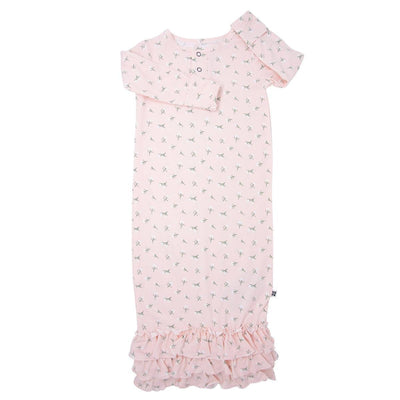 Ruffle Gown - Baby's Breath