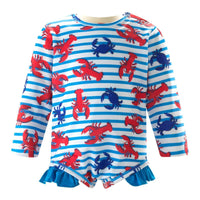 Lobster Frill Rash Guard