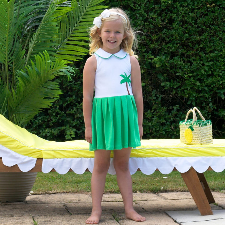 Palm Tree Jersey Dress