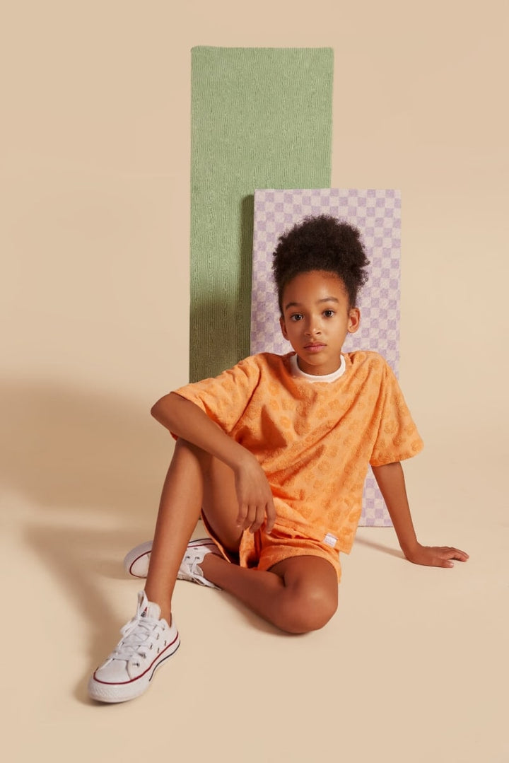 Oversize T-Shirt - Clementine Sorbet Flowers