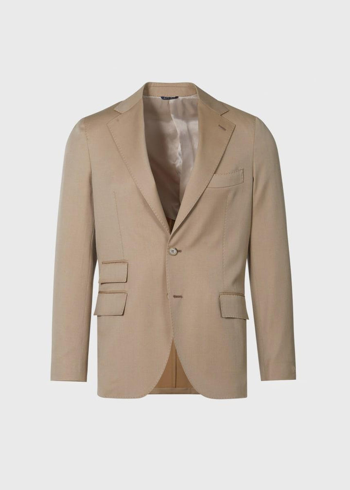 Phineas Cole Wool Solid Suit - Tan