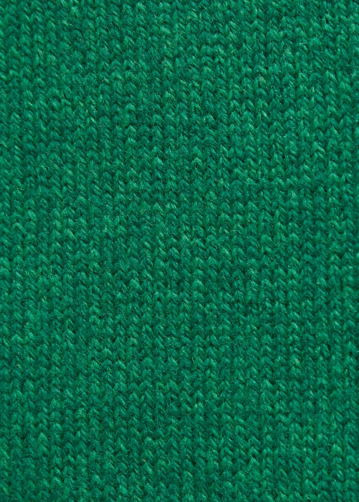 Wool Double-breasted Knit Jacket - Green