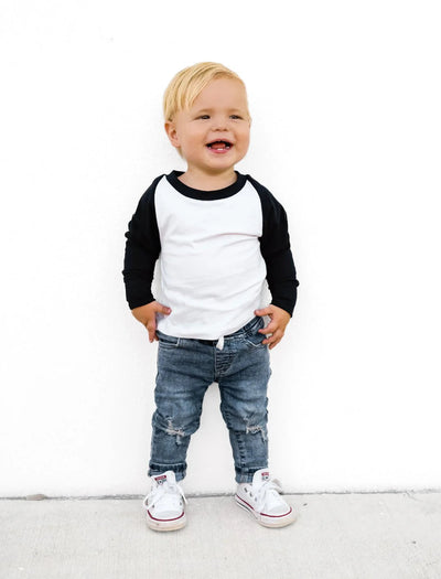 Distressed Denim - Light Wash