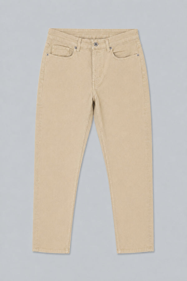 Straight Leg Mom Jean - Ecru