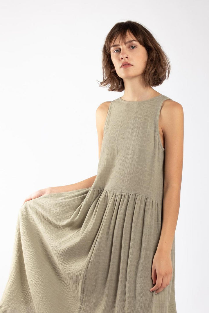 Soft Green Tank Dress