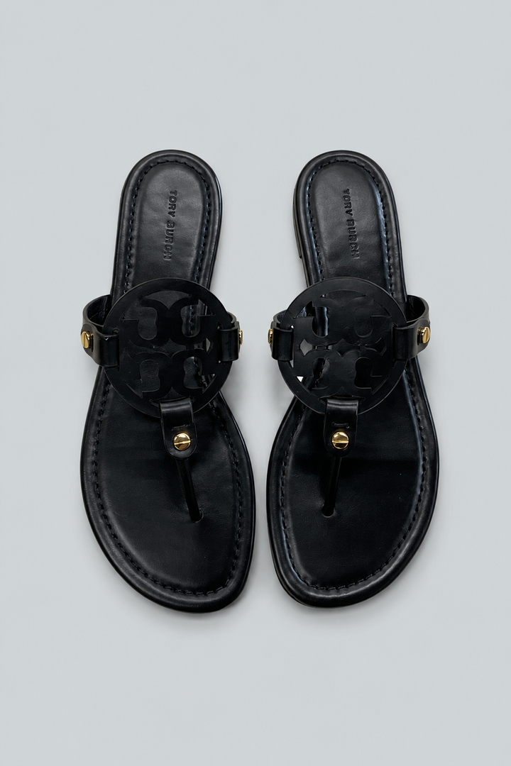 Women's Miller Sandals - Black Leather