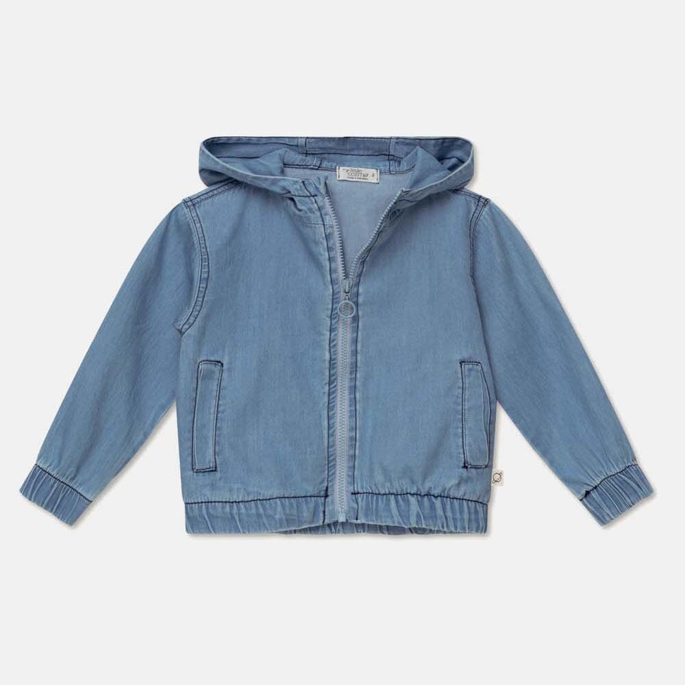 Denim Baby Hooded Jacket Outerwear My Little Cozmo 