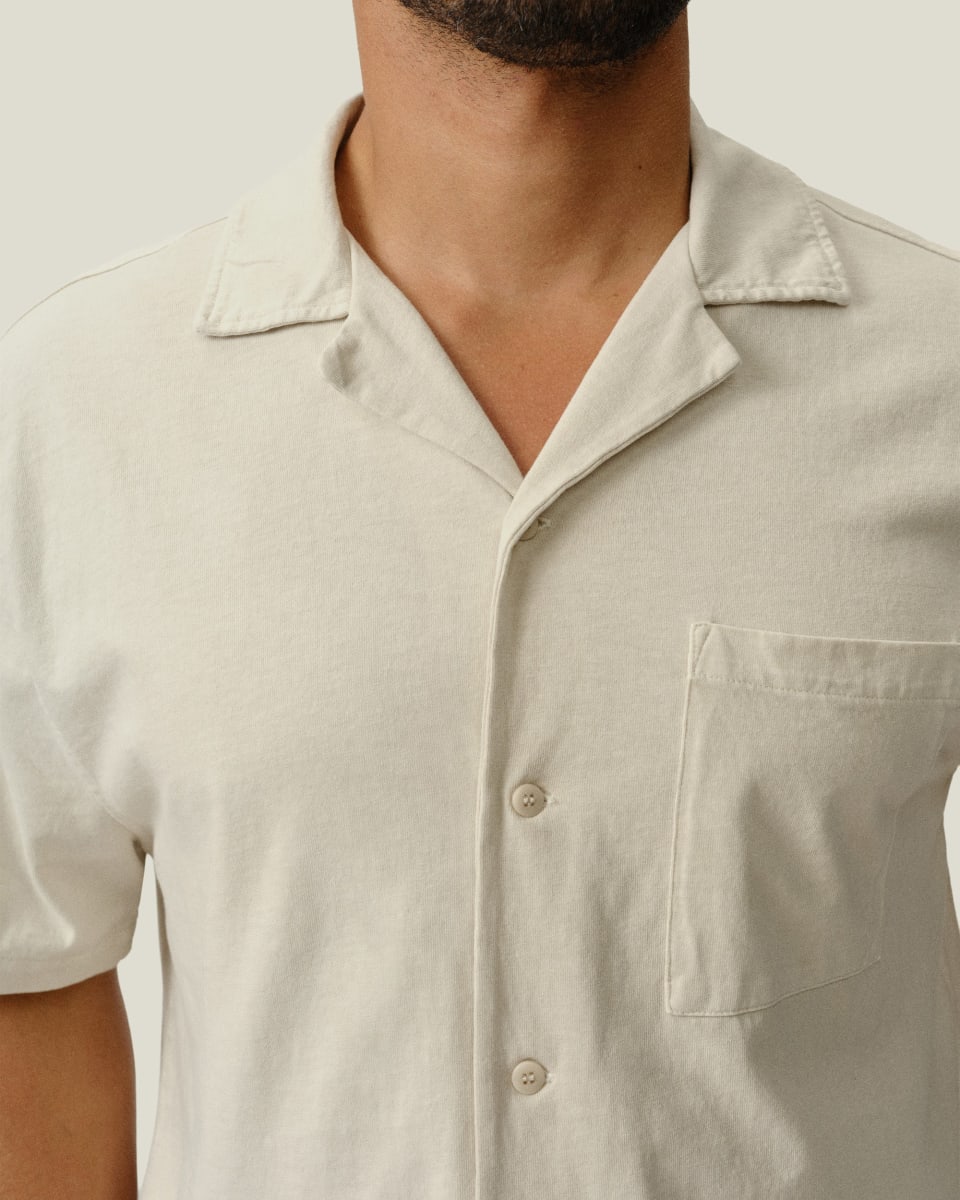 Featherweight Caza Camp Shirt - Cream