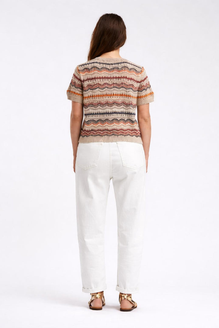 Cardigan - Dolieu - Sable/Coco