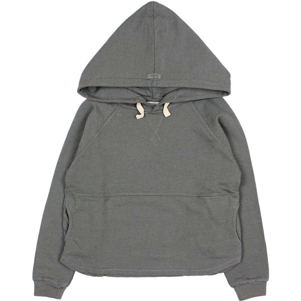 Fleece Hooded Sweatshirt - Graphite Sweatshirt Buho 