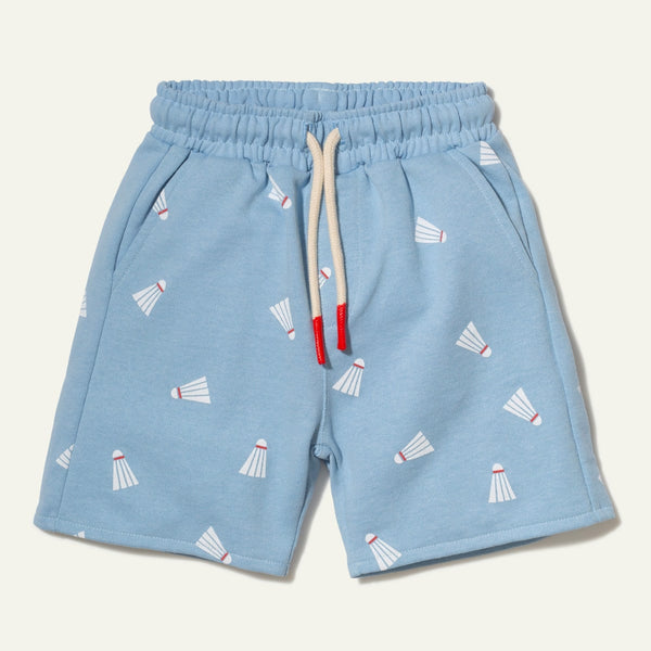 Badminton Kid Short - Placid Blue/Pattern