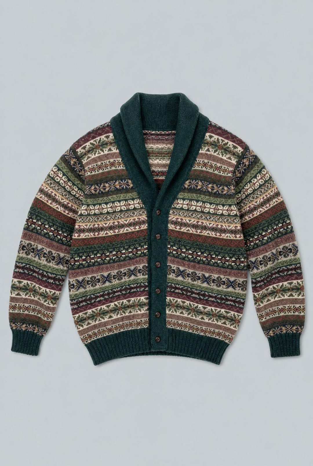 Fair Isle Sweater - Olive/Multi
