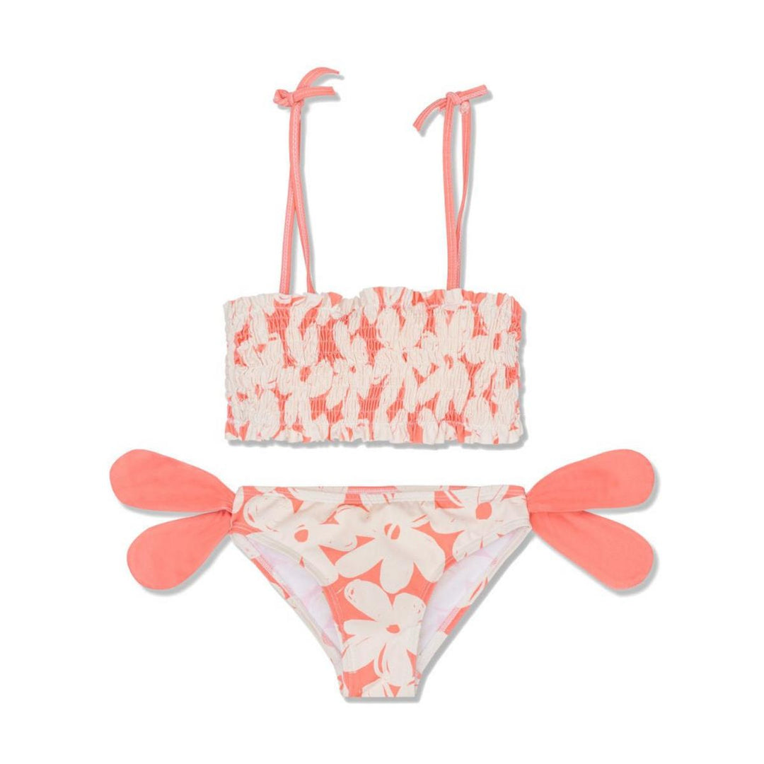 Flowers Girl Bikini - Coral / Cream