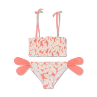 Flowers Girl Bikini - Coral / Cream