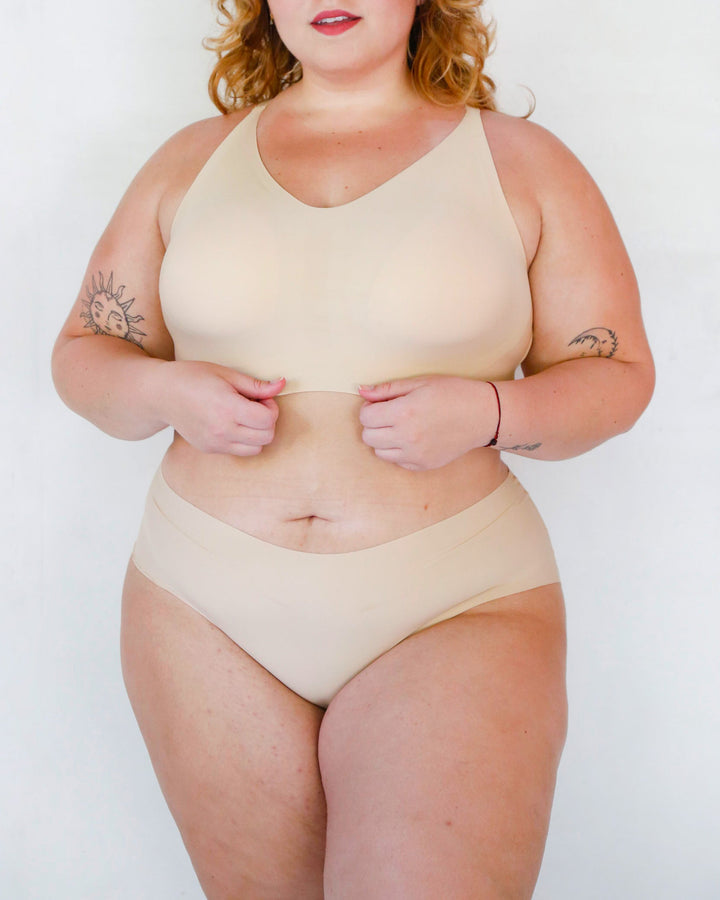 Signature Mid-Rise Brief - Creme