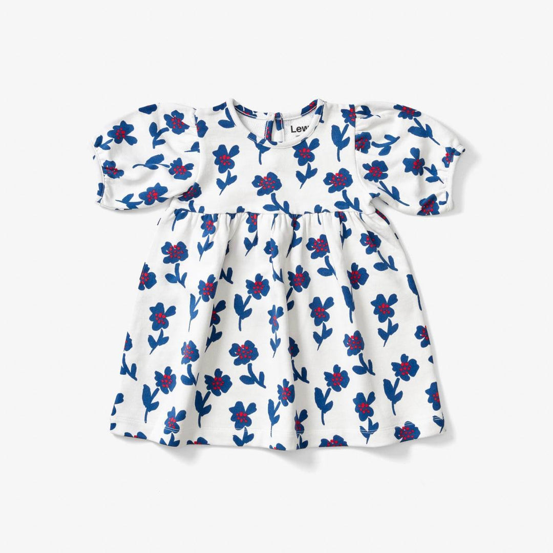 Balloon Sleeve Dress - Fleur Denim