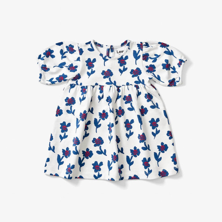 Balloon Sleeve Dress - Fleur Denim