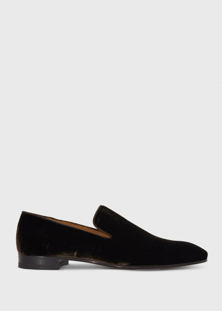 Harrier Velvet Formal Slip-On - Brown