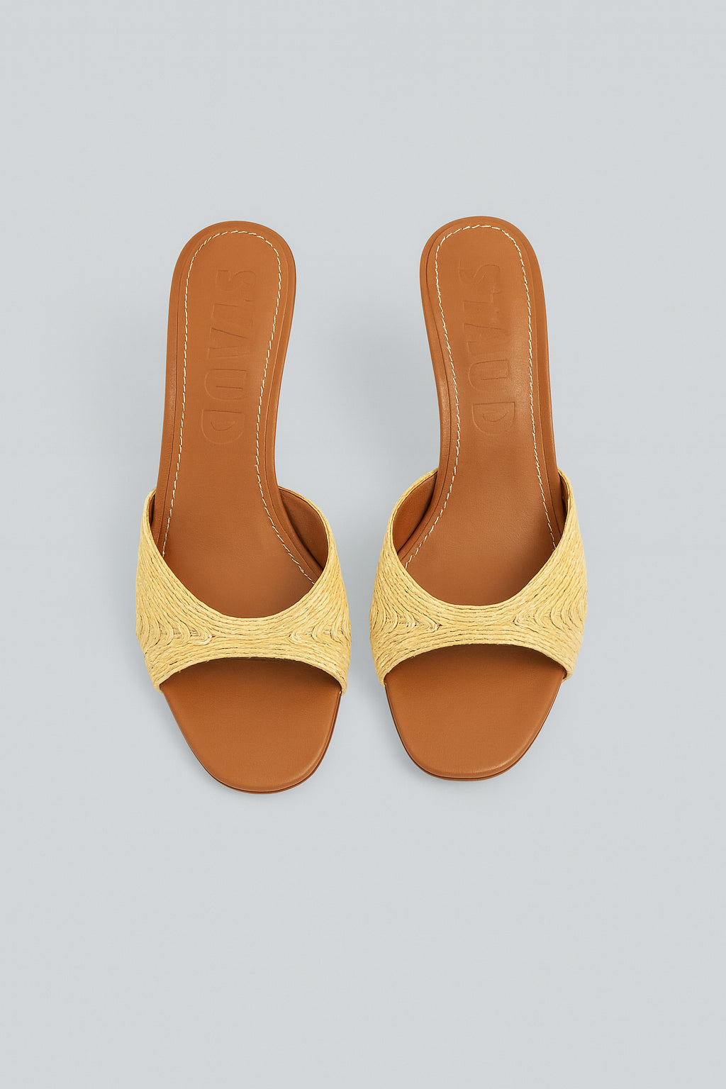 Women's Brigitte Mule Sandals - Natural Raffia