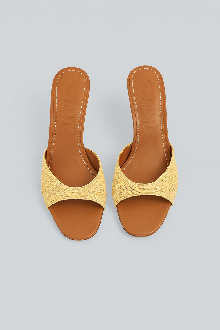 Women's Brigitte Mule Sandals - Natural Raffia