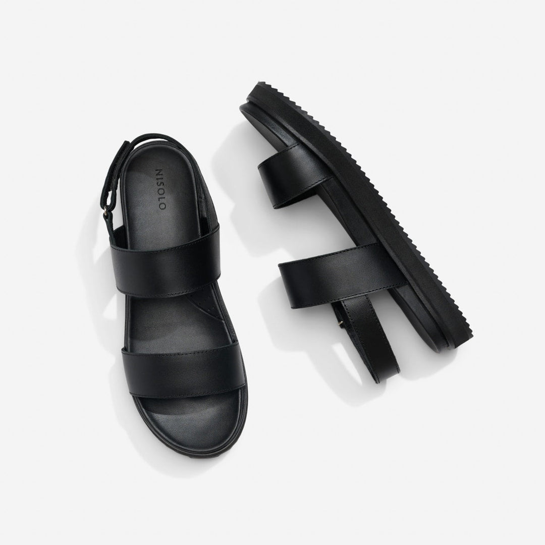 Go-To Flatform Sandal 1.0 - Black/Black - FINAL SALE