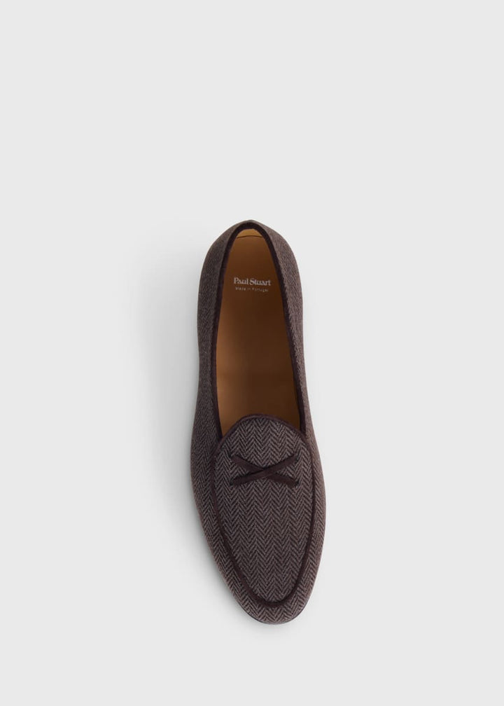 Francisco II Herringbone Loafer - Brown - Loafers