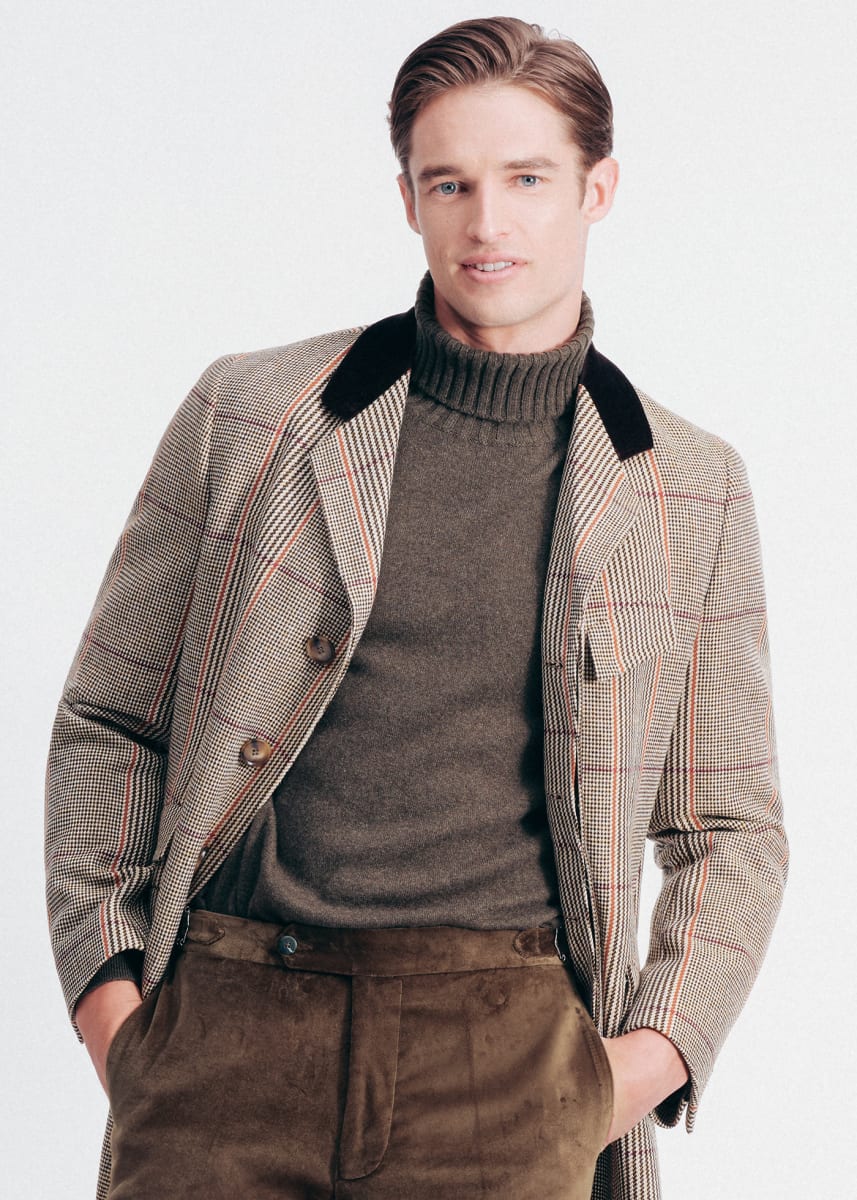 Phineas Cole Cashmere Turtleneck Sweater - Loden