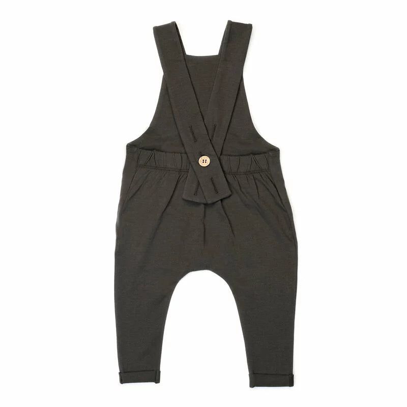 Organic Overalls - Slate One Pieces Kid Wild 