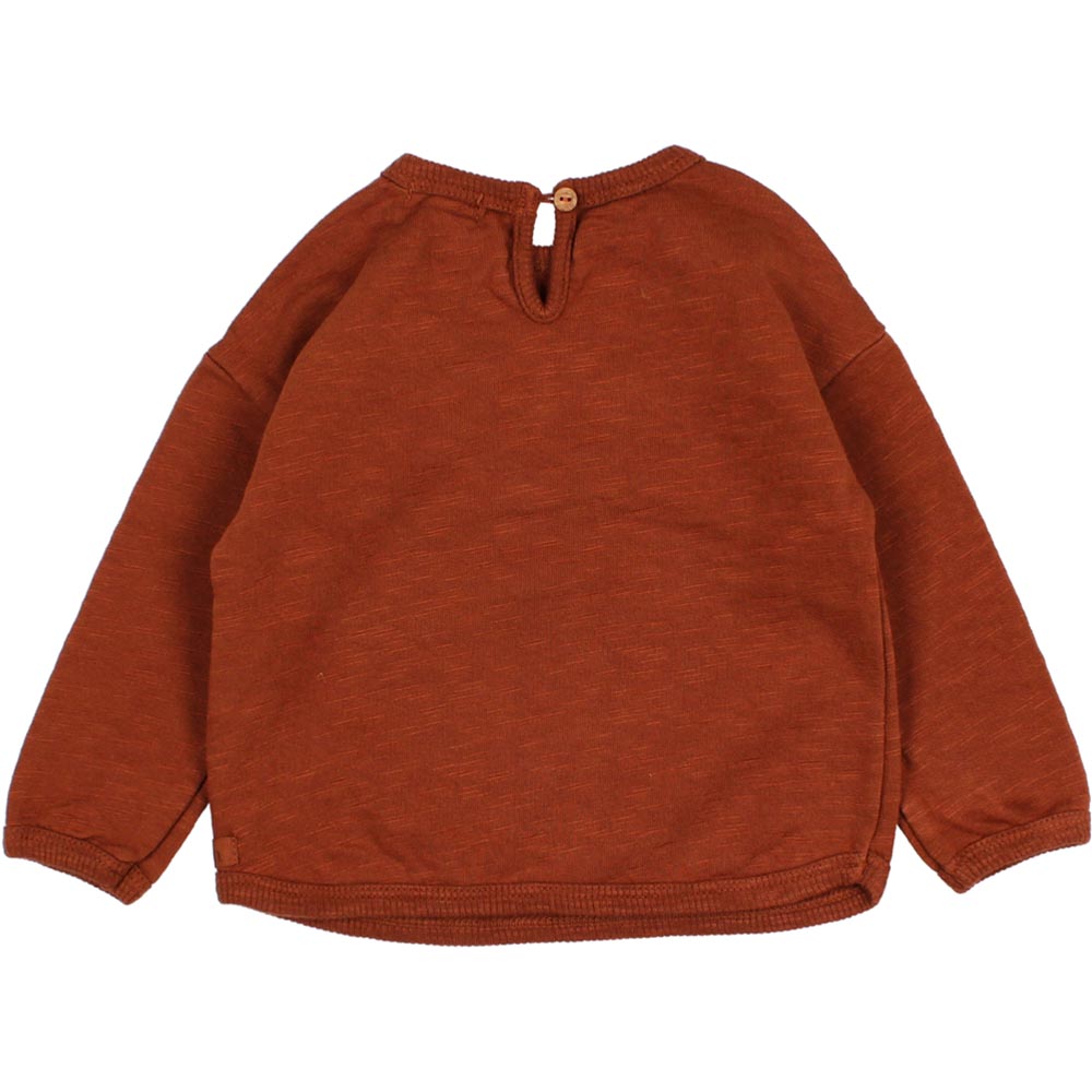 Baby Fleece Sweatshirt - Rust