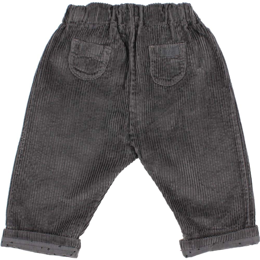 Baby Corduroy Pants w/ Back Pockets - Antracite Pants Buho 