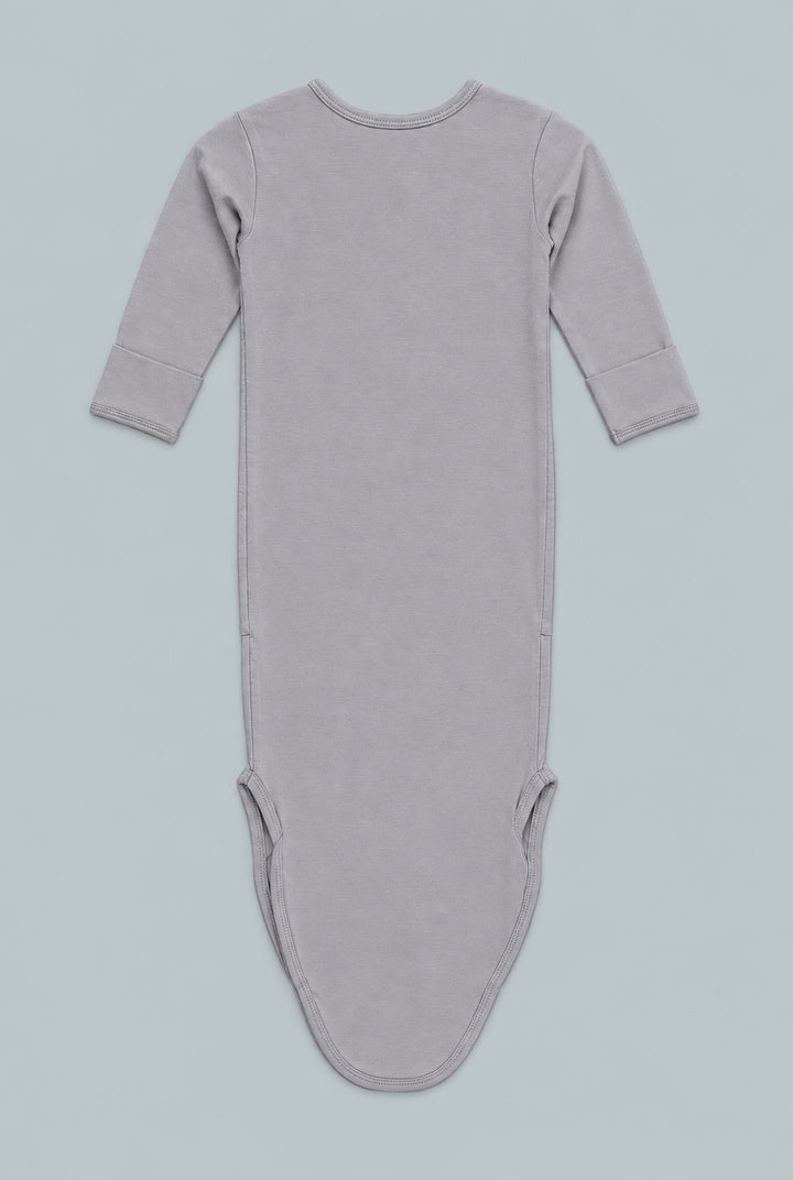Knotted Gown - Steely Grey