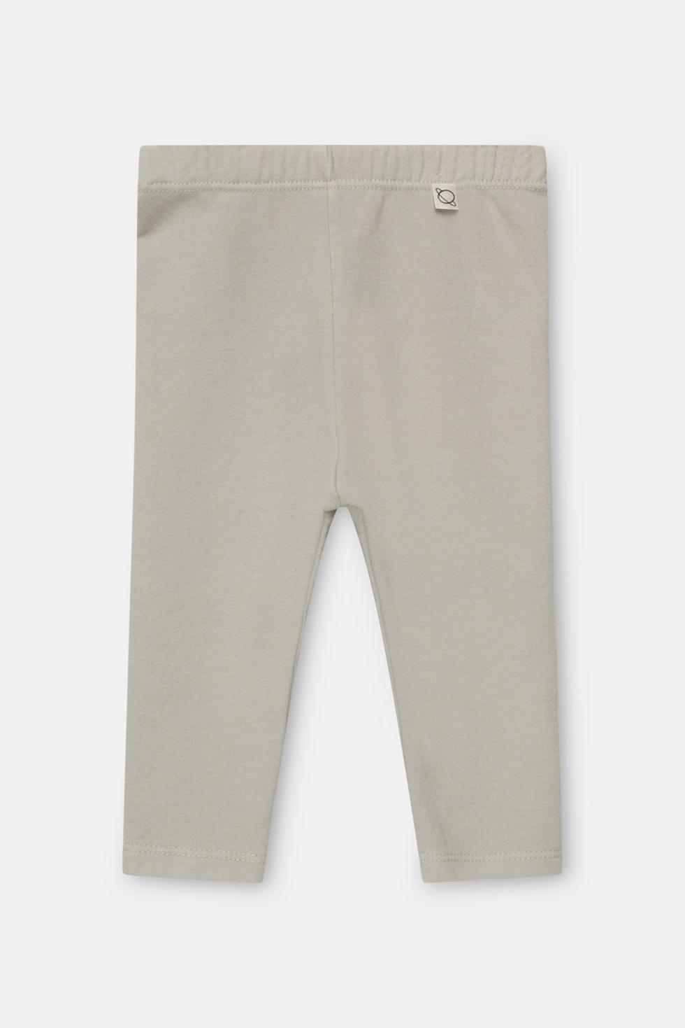 Organic baby leggings - Light grey