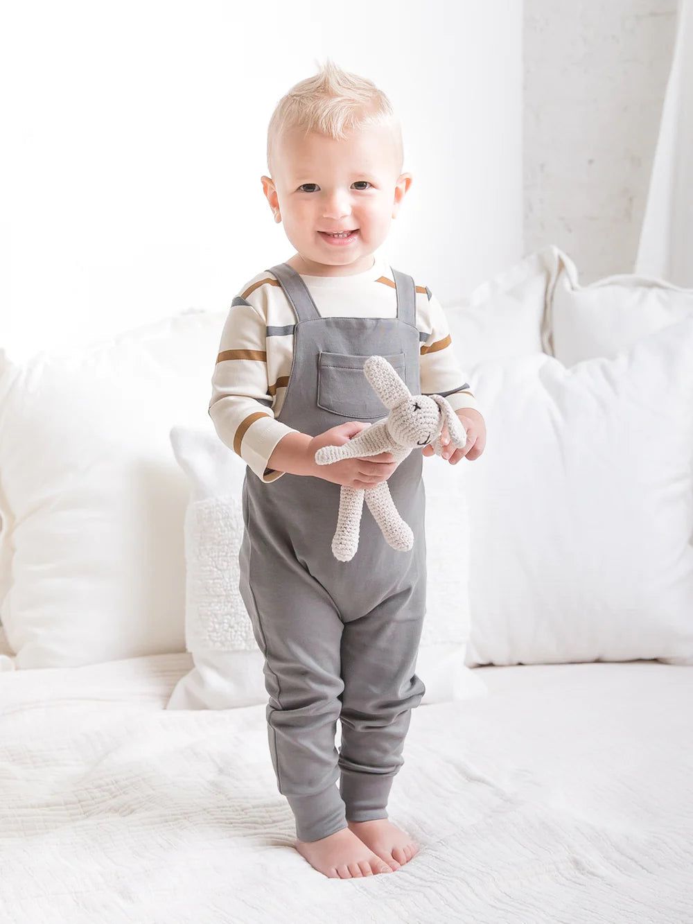 Oli Overalls - Pewter One Pieces Colored Organics 