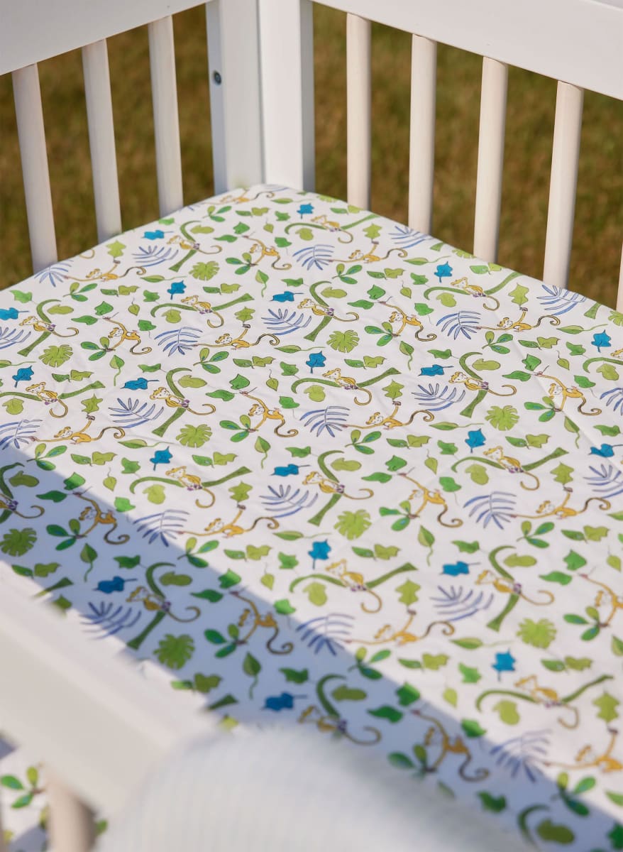 Crib Sheet - Happy Monkey