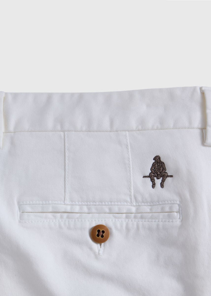 Cotton Twill Logo Short - Stone