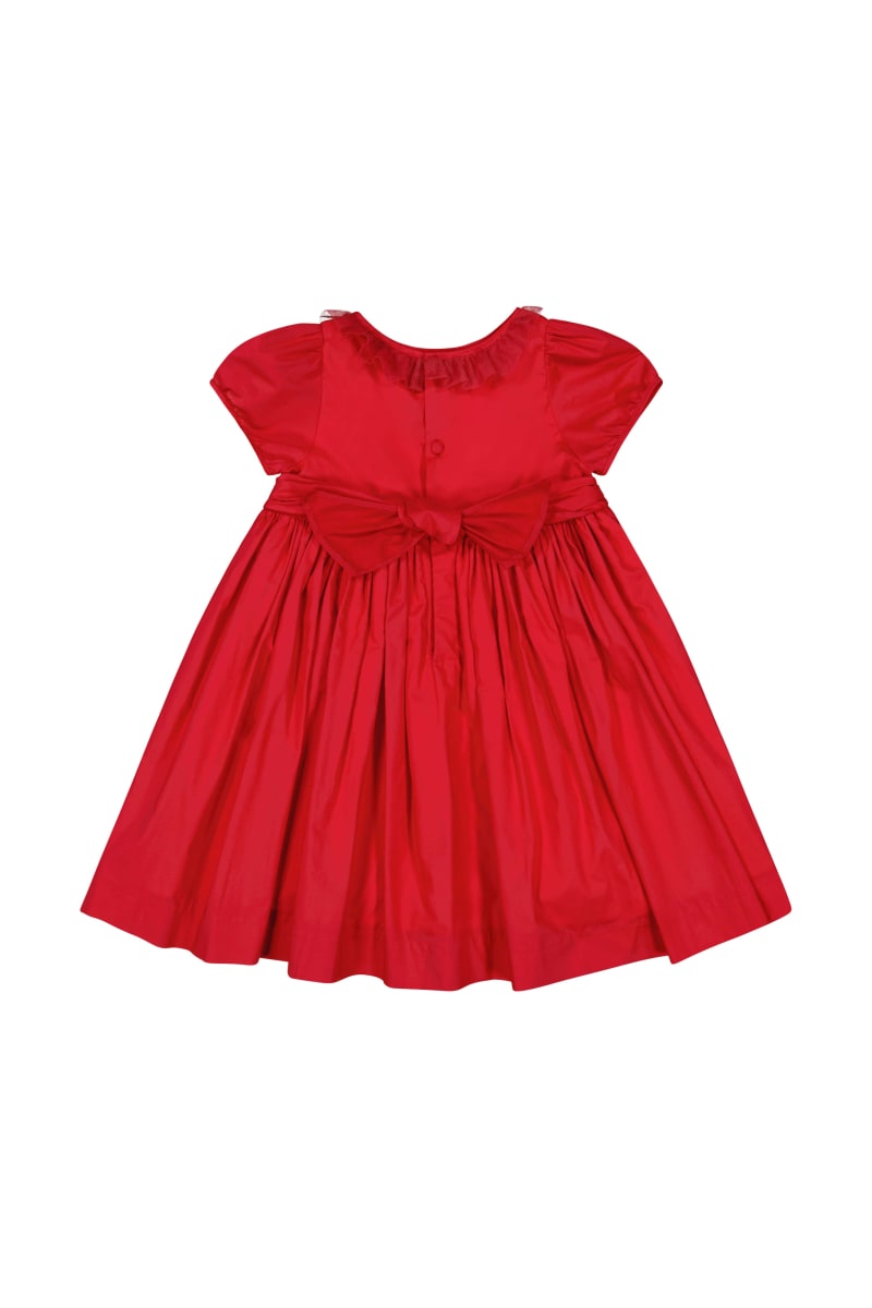Sofia Smocked Dress - Red