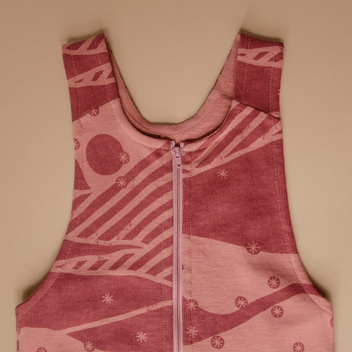 Organic Overall Snowy Andes - Red