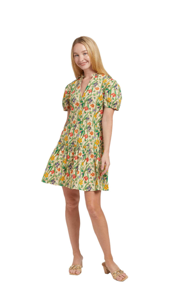 Everly Dress - Floral Symphony
