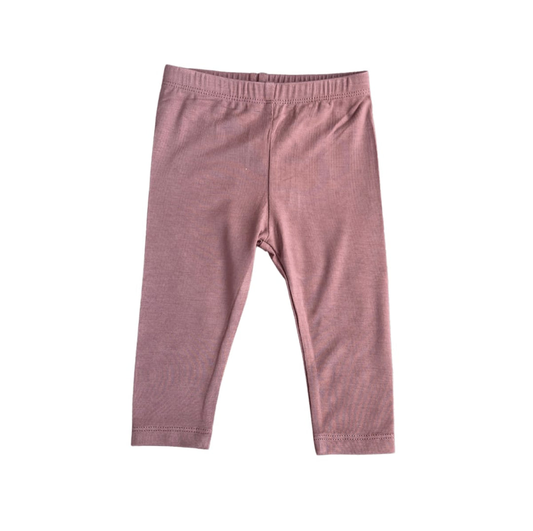 Basic Bamboo Leggings - Burlwood