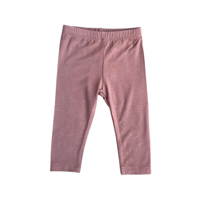 Basic Bamboo Leggings - Burlwood