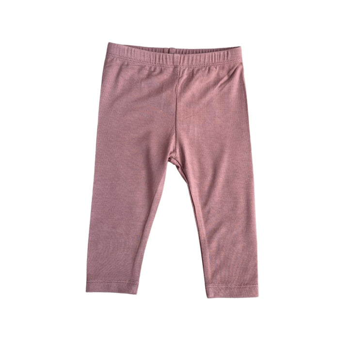 Basic Bamboo Leggings - Burlwood