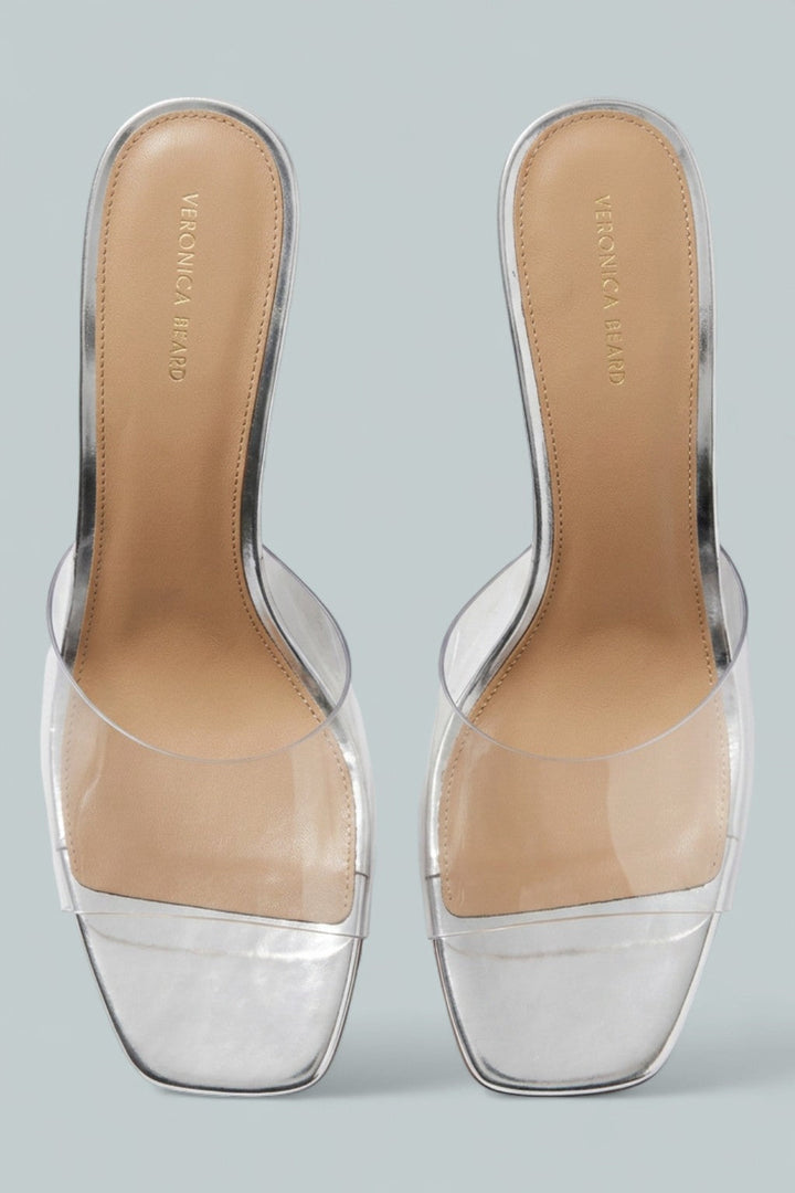 Women's Asha Wedge Sandals - Clear/Silver