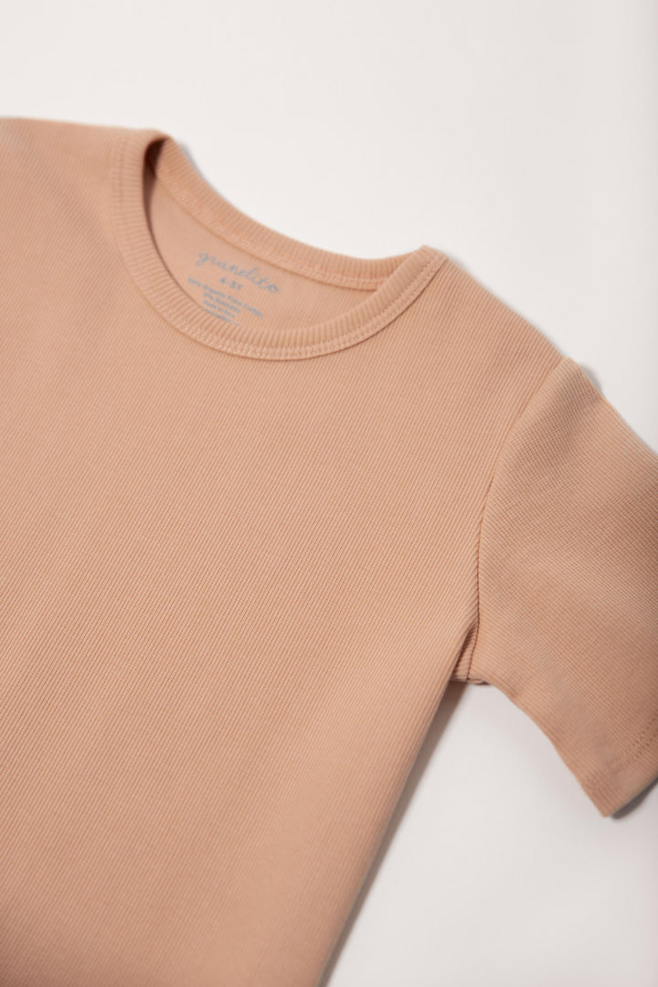 Organic Pima Cotton Kids Tee - Pink